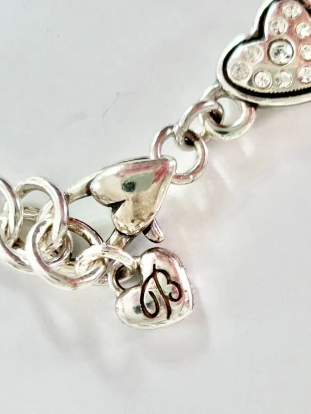 Brighton Heart Slide Bracelet - w. 2 Charms - Picture 2 of 3